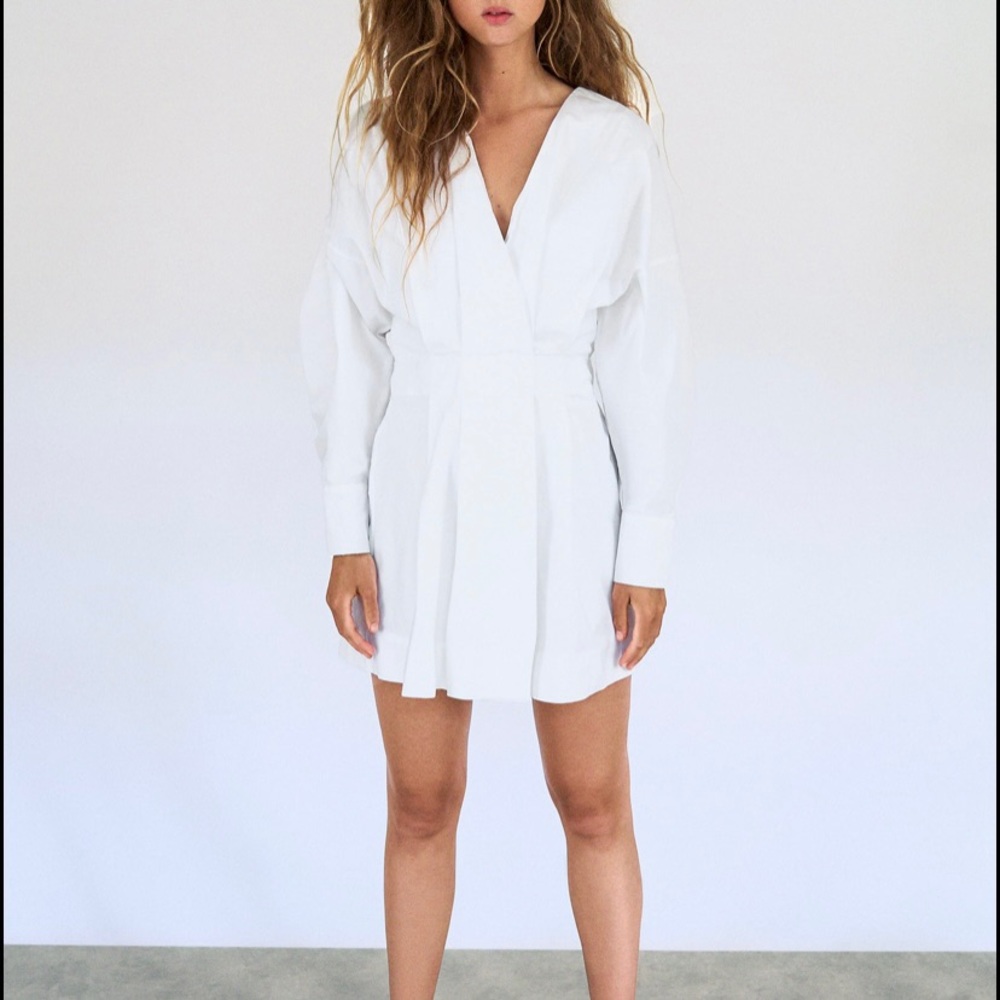 Zara White Summer Dress 👗